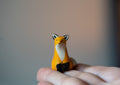 Handmade Ceramic Sitting Fox Figurine