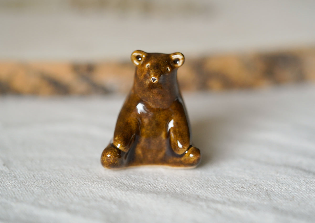 Handmade Ceramic Bear Sculpture