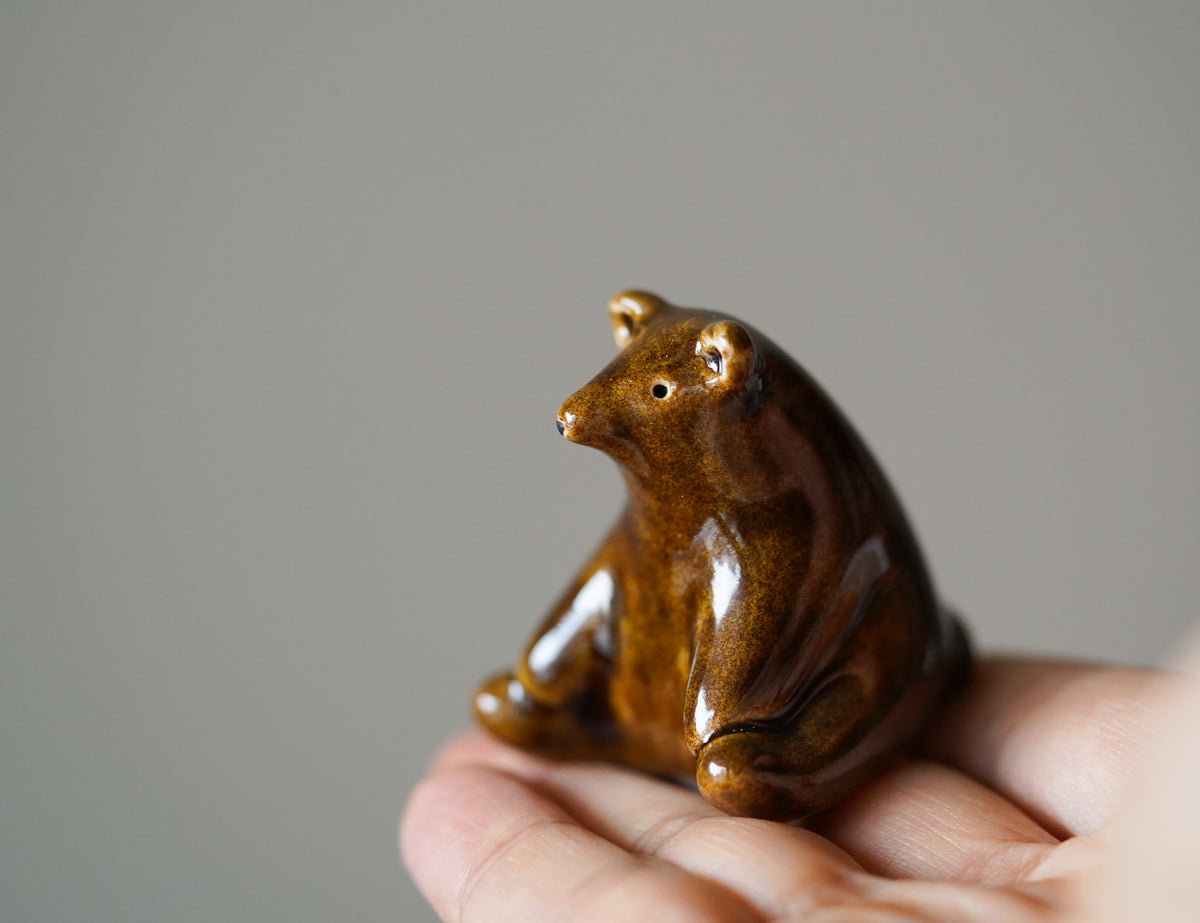 Handmade Ceramic Bear Sculpture