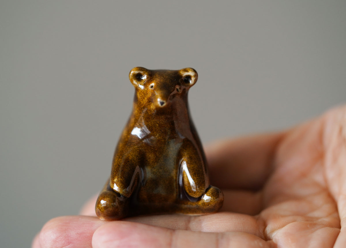 Handmade Ceramic Bear Sculpture