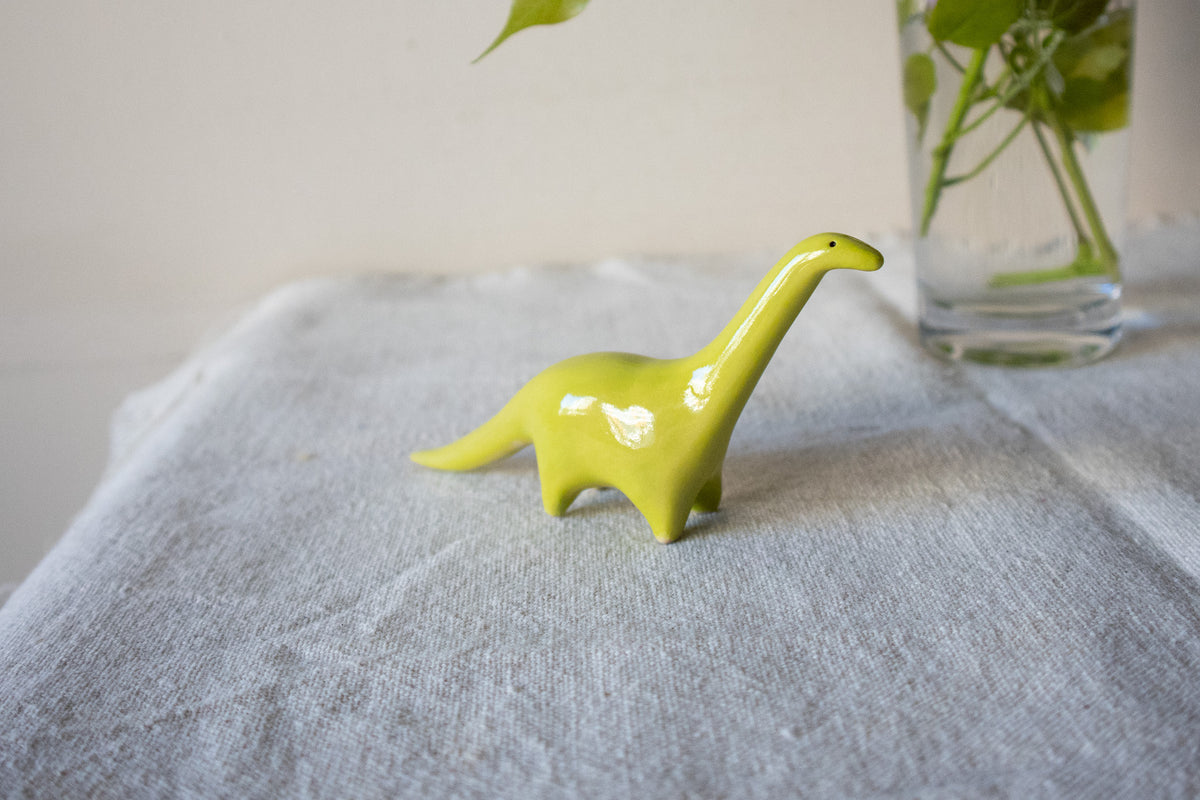 Handmade Ceramic Dinosaur Figurine