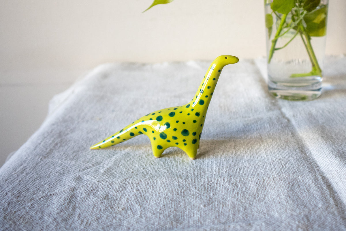 Handmade Ceramic Dinosaur Figurine