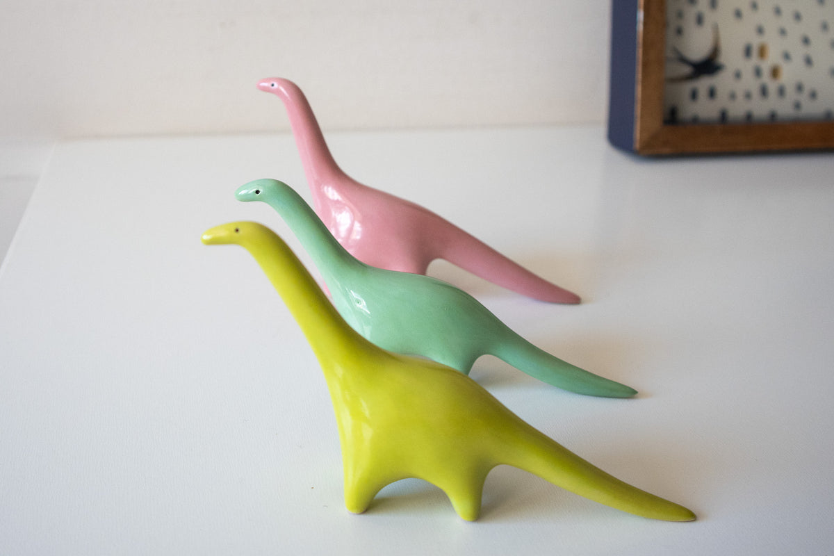 Handmade Ceramic Dinosaur Figurine